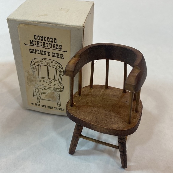 Concord miniatures chair and cradle miniature house furniture‎ - Picture 2 of 5